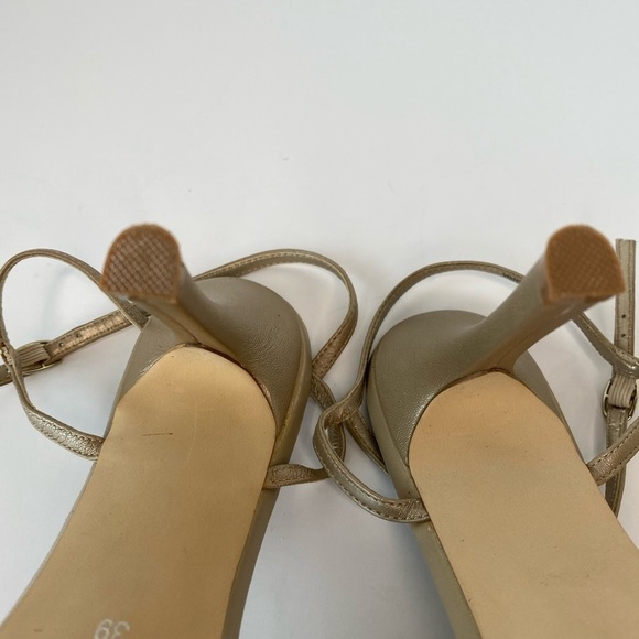 Aldo  Light Bronze Flower Heels - Picture 11 of 12